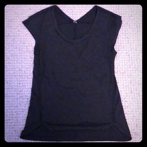 Lululemon Reversible Capped Sleeve Shirt